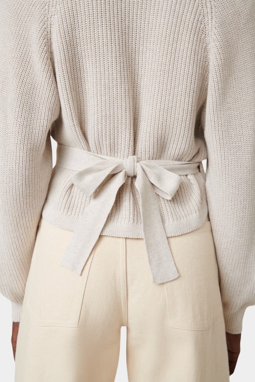 Kowtow | Composure Cardigan In Oat Melange - SHOP YUCCA Cardigan KOWTOW - YUCCA