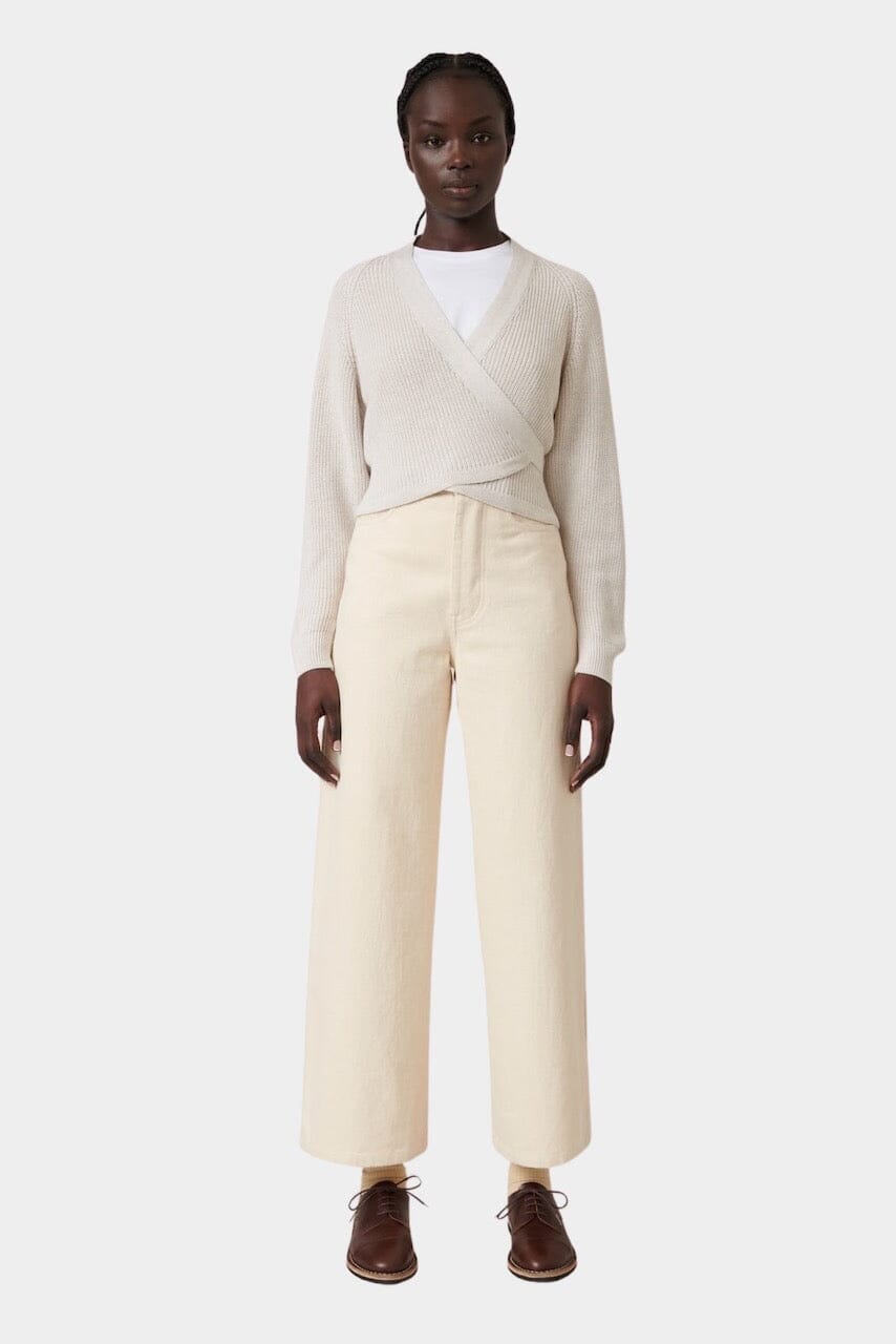 Kowtow | Composure Cardigan In Oat Melange - SHOP YUCCA Cardigan KOWTOW - YUCCA