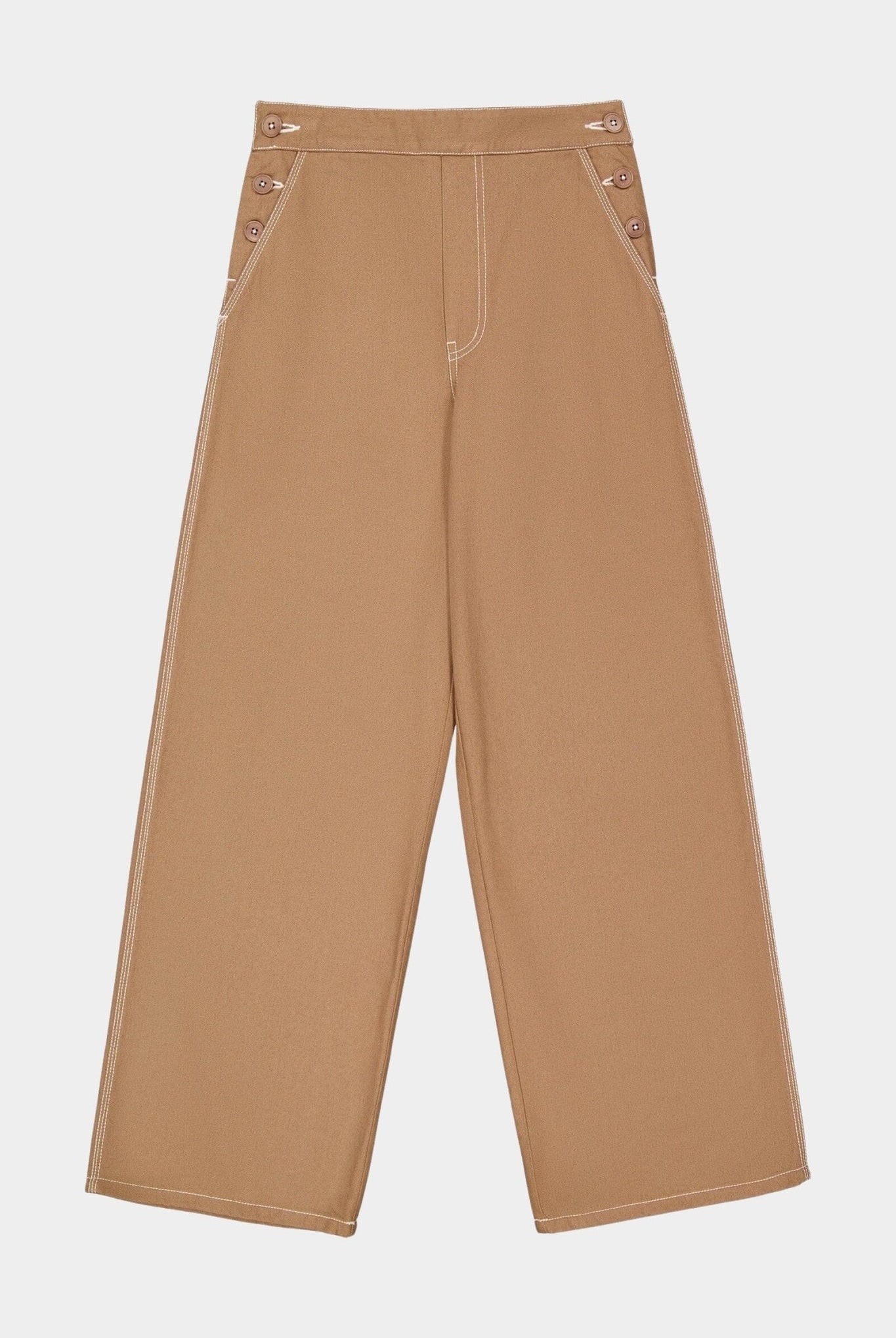 Kowtow | Dungaree Jeans In Earth Denim - SHOP YUCCA Pants KOWTOW - YUCCA, Best boutique shopping in Denver, boutiques Denver, high end denim jeans online, capsule wardrobe, shop local Denver.