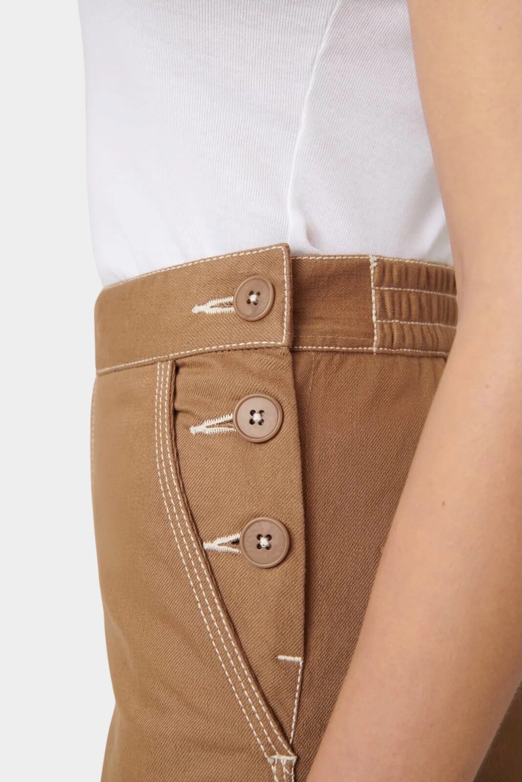 Kowtow | Dungaree Jeans In Earth Denim - SHOP YUCCA Pants KOWTOW - YUCCA, Best boutique shopping in Denver, boutiques Denver, high end denim jeans online, capsule wardrobe, shop local Denver.