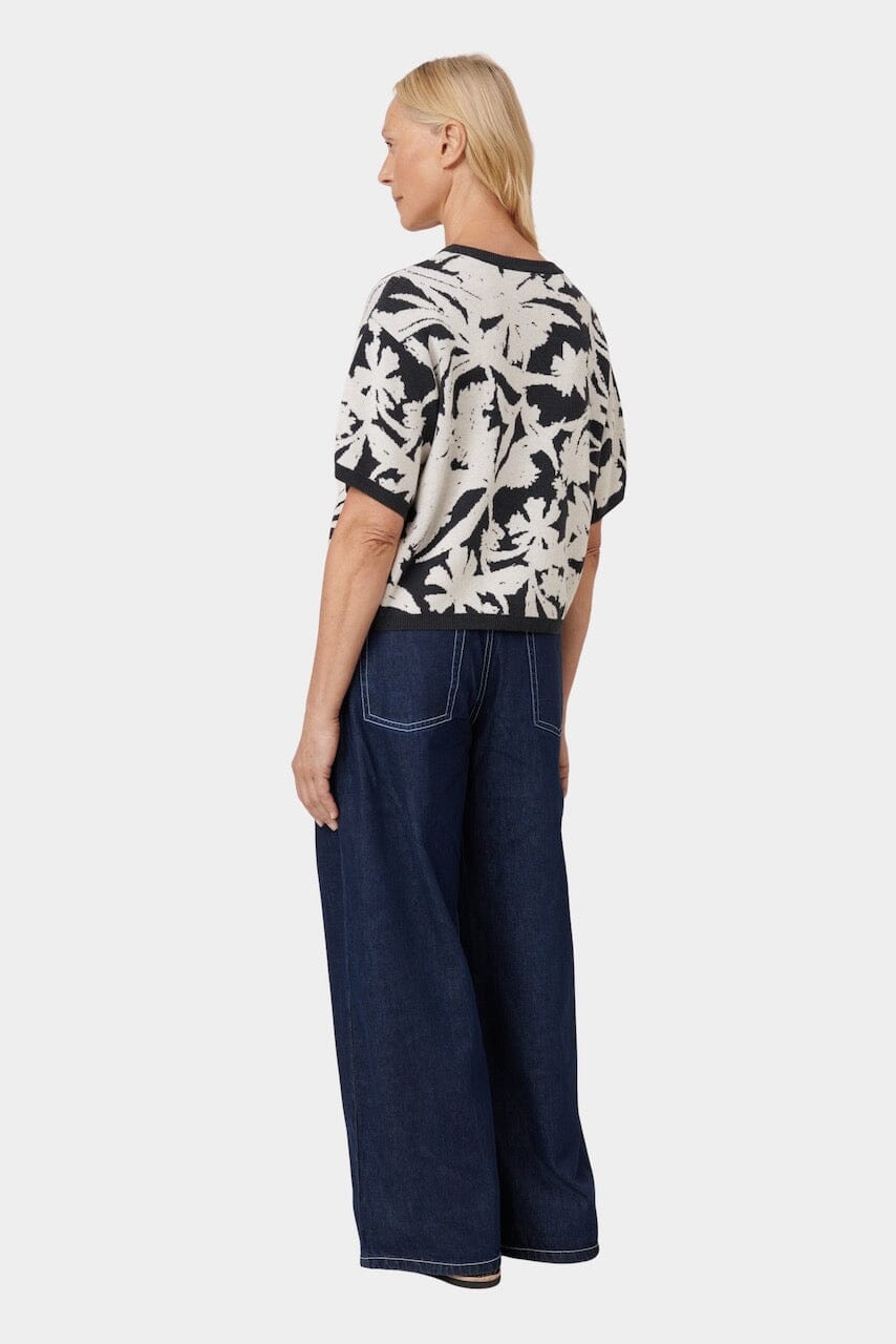 Kowtow - Etched Top - Etched Jacquard - Shirts & Tops - YUCCA, Yucca store Denver, women’s high quality knitwear.