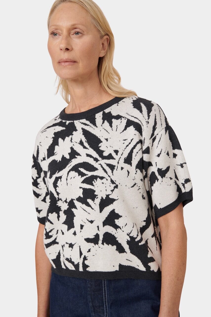 Kowtow - Etched Top - Etched Jacquard - Shirts & Tops - YUCCA, Yucca store Denver, women’s high quality knitwear.