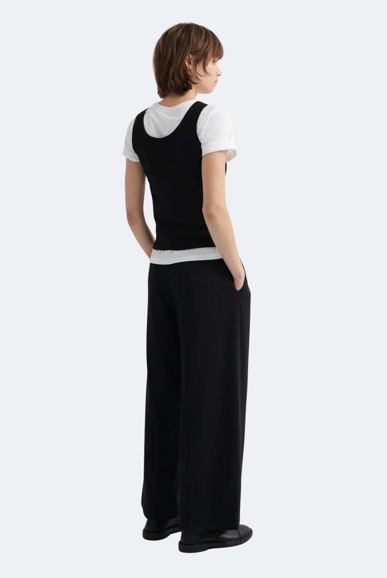 Kowtow - Everyday Singlet - Black - Tank Top - YUCCA, Boutiques Denver, stylish tops for women, high quality casual tops.