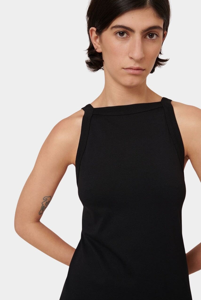 Kowtow | Low Back Dress In Black - SHOP YUCCA Dress KOWTOW - YUCCA, Women’s clothing store Denver, boutique stores near me, capsule wardrobe, women’s elevated basics, casual dresses Denver.