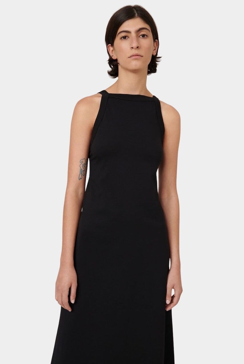 Kowtow | Low Back Dress In Black - SHOP YUCCA Dress KOWTOW - YUCCA, Women’s clothing store Denver, boutique stores near me, capsule wardrobe, women’s elevated basics, casual dresses Denver.