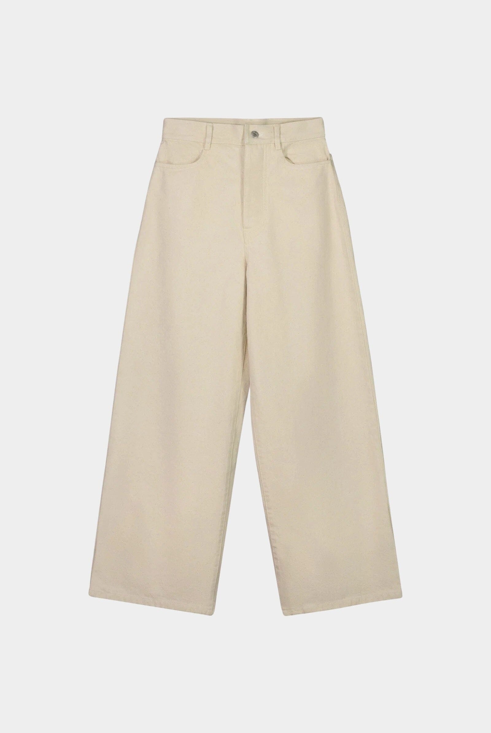 Kowtow | Sailor Jeans in Ecru Denim - SHOP YUCCA Pants KOWTOW - YUCCA, Best boutique shopping in Denver, boutiques Denver, high end denim jeans online, capsule wardrobe, shop local Denver.