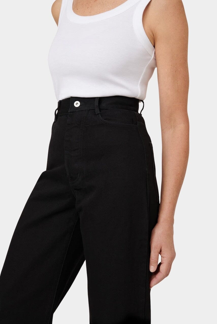 Kowtow | Sailor Jeans In Black - SHOP YUCCA Pants KOWTOW - YUCCA, Best boutique shopping in Denver, boutiques Denver, high end denim jeans online, capsule wardrobe, shop local Denver.