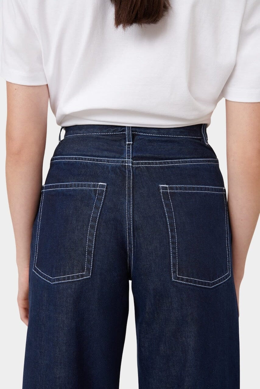 Kowtow | Sailor Jeans In Indigo Denim - SHOP YUCCA Pants KOWTOW - YUCCA, Best boutique shopping in Denver, boutiques Denver, high end denim jeans online, capsule wardrobe, shop local Denver.