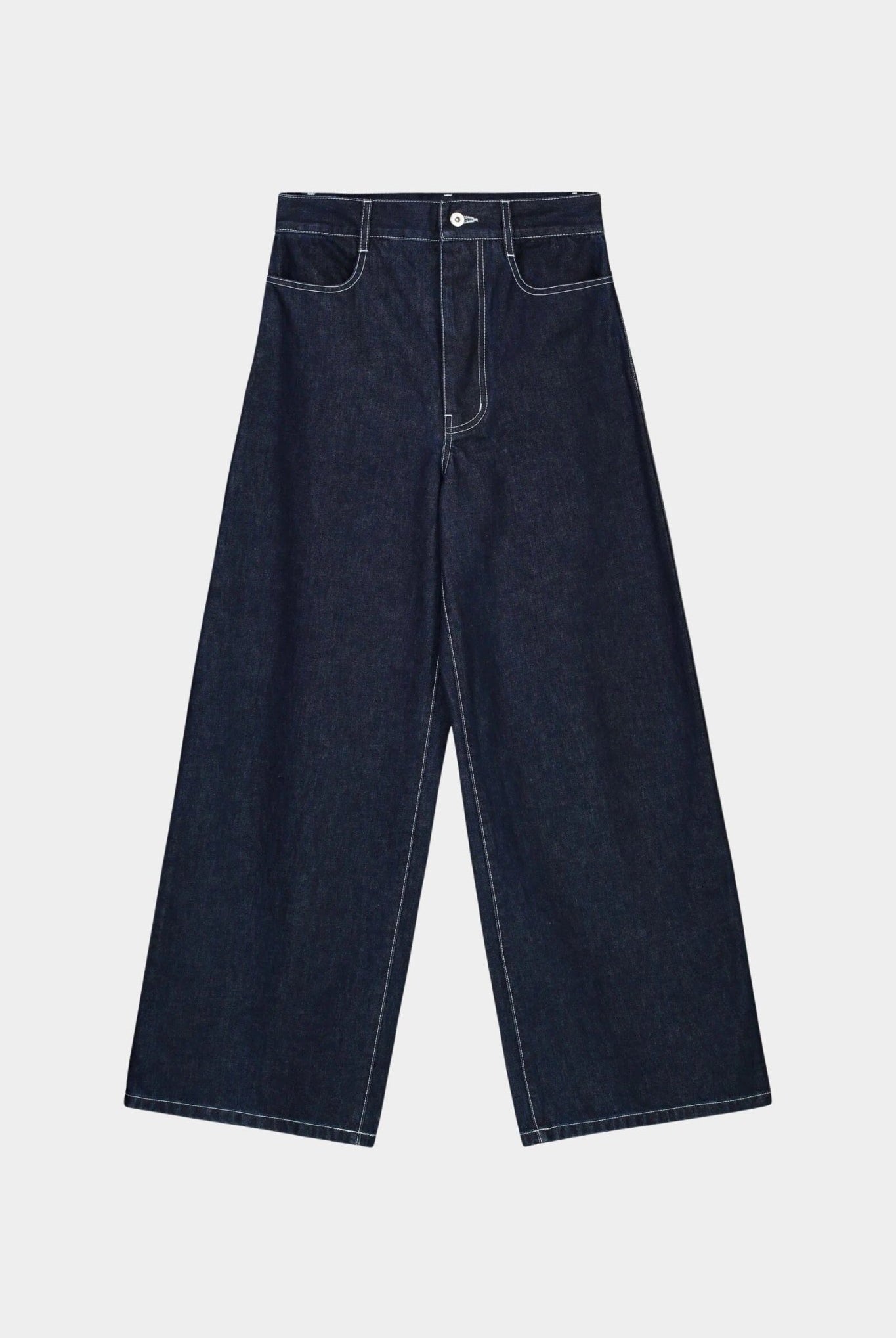 Kowtow | Sailor Jeans In Indigo Denim - SHOP YUCCA Pants KOWTOW - YUCCA, Best boutique shopping in Denver, boutiques Denver, high end denim jeans online, capsule wardrobe, shop local Denver.