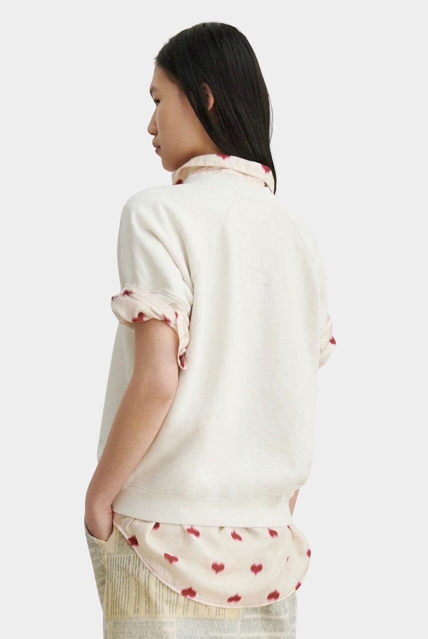 Rachel Comey - Billi Sweatshirt - Dirty White - Shirts & Tops - YUCCA, Yucca store Denver, women’s high quality sweatshirt.