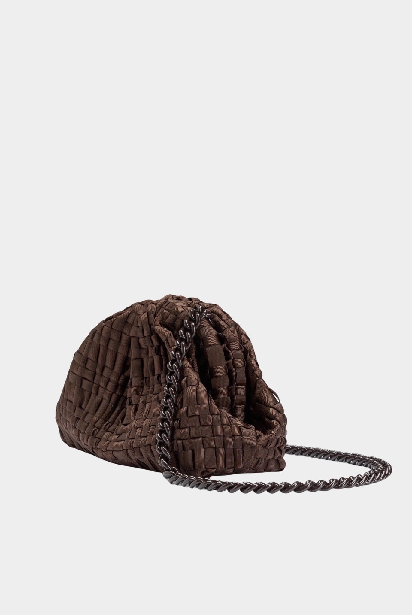 MARIA LA ROSA - Mini Game - Dark Brown - Bags - YUCCA, women’s online leather bags, minimalist leather bags, Italian bags.