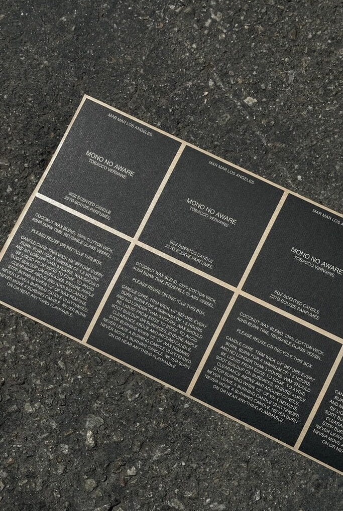 MAR MAR - The Mono No Aware Candle - Candles - YUCCA, Best boutique shopping in Denver, shop local, unisex candle.