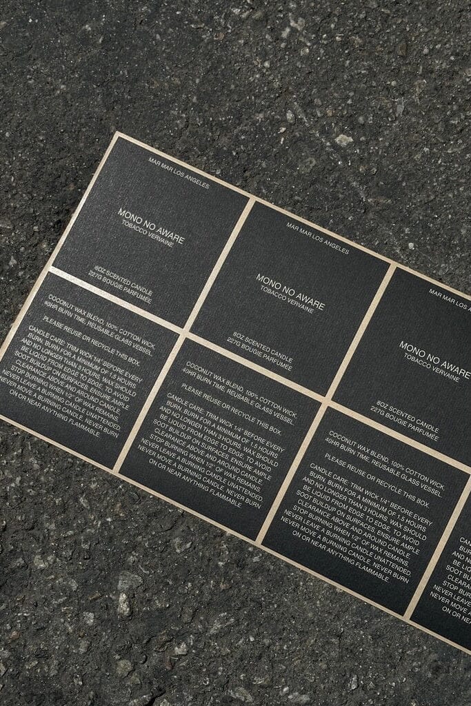 MAR MAR - The Mono No Aware Candle - Candles - YUCCA, Best boutique shopping in Denver, shop local, unisex candle.