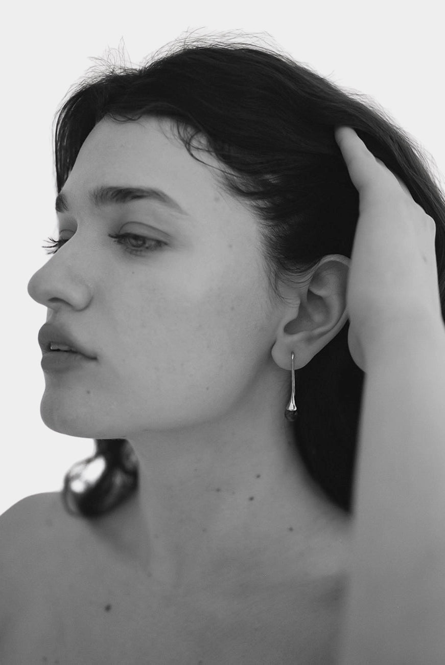 Maslo Jewelry - Collette Earrings - Tigers Eye - Earrings - YUCCA, Denver boutique jewelry, sculptural modern accessories.