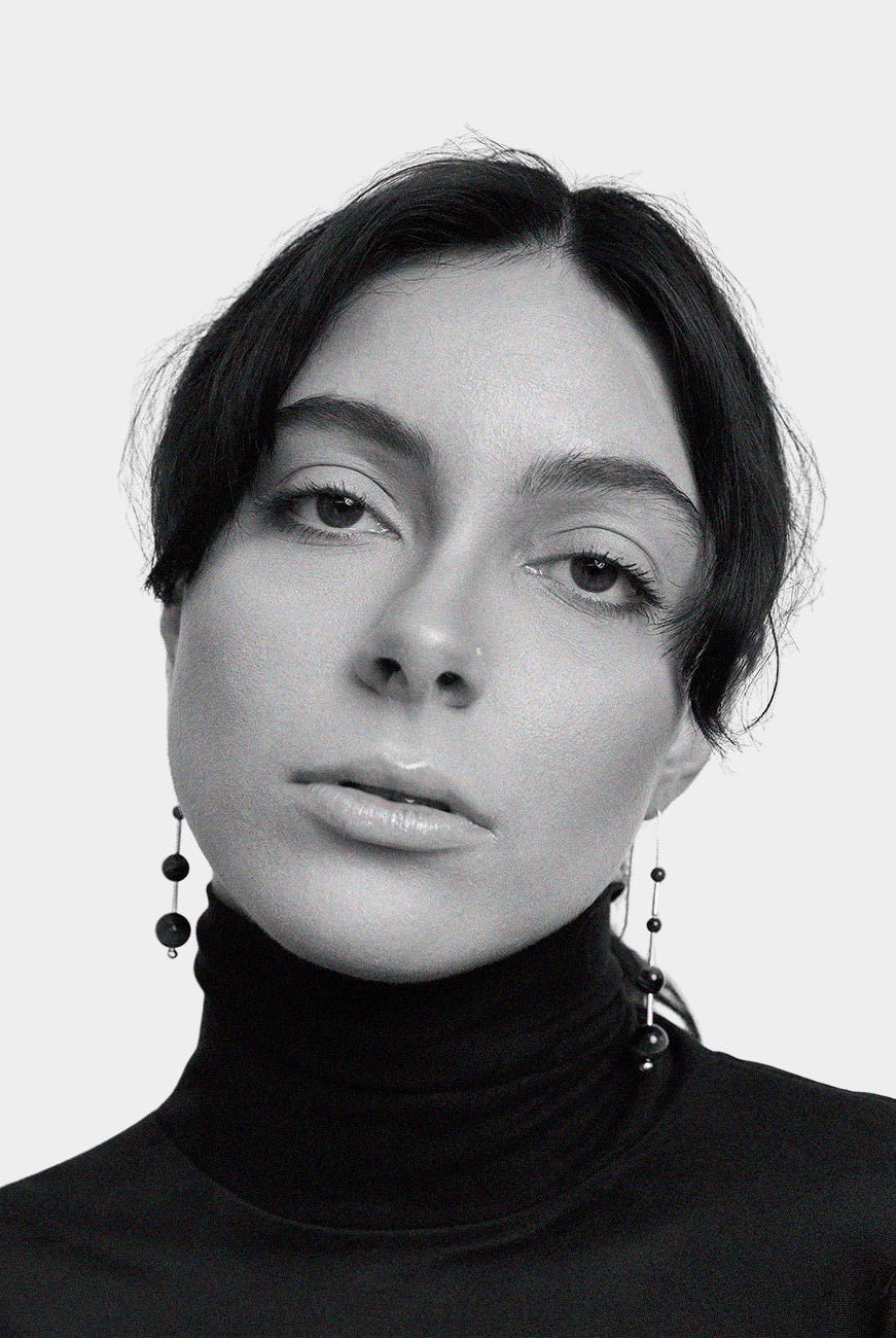 Maslo Jewelry - Idole Earrings - Black Onyx - Earrings - YUCCA, Denver boutique jewelry, sculptural minimalist accessories.