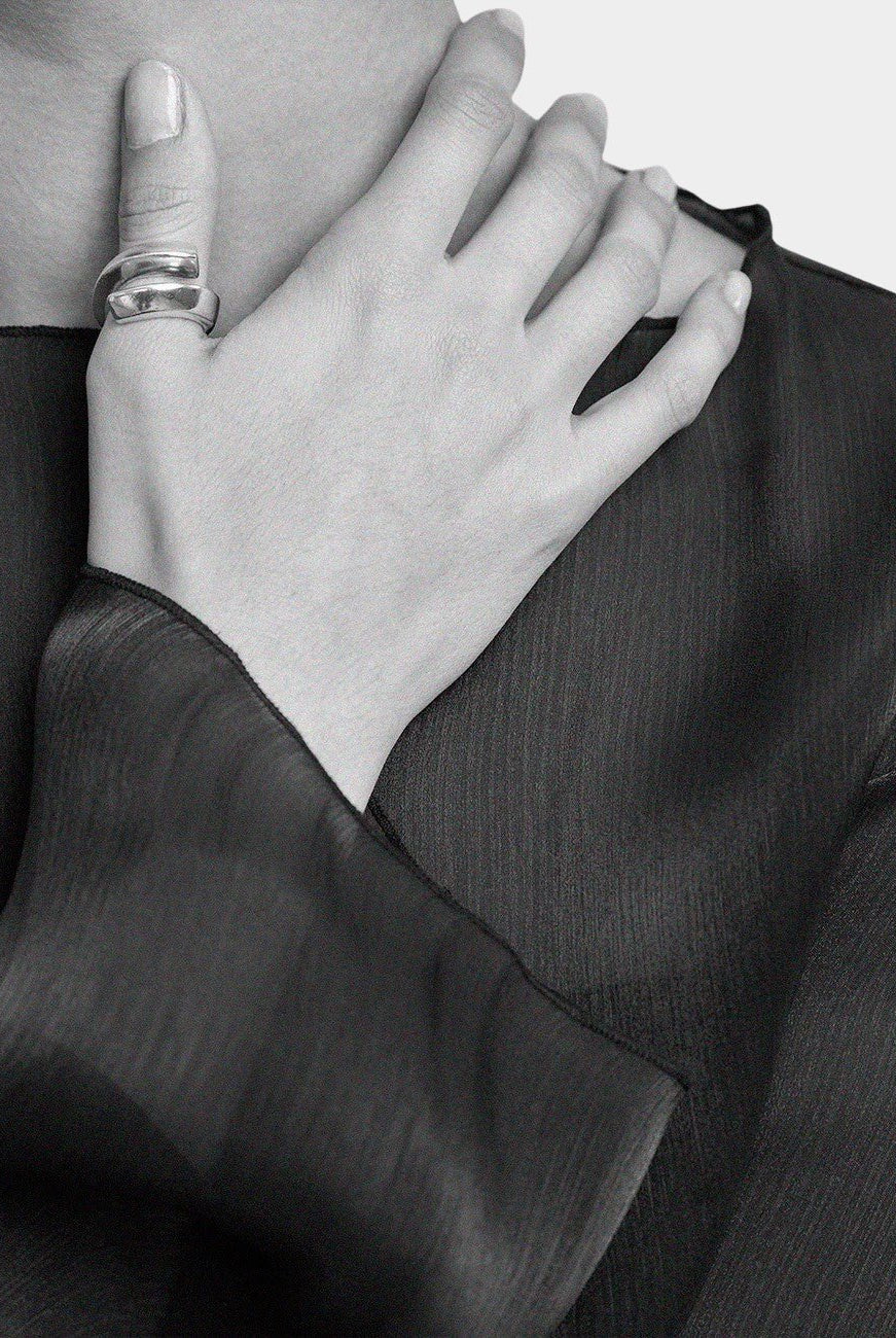 Maslo Jewelry - Wrap Ring - Sterling Silver - YUCCA, silver rings, handcrafted artistic jewelry, unique Denver boutique.