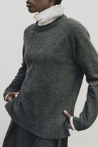 Mijeong Park - Asymmetric Cotton Shirt In White - Shirts & Tops - YUCCA - boutiques near me, women’s high quality tops.