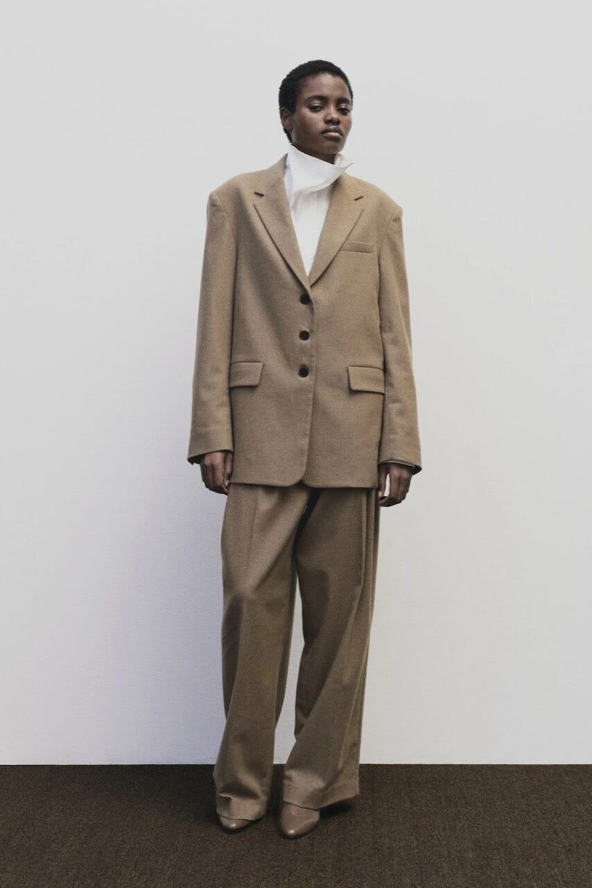 Mijeong Park - Asymmetric Cotton Shirt In White - Shirts & Tops - YUCCA - boutiques near me, women’s high quality tops.