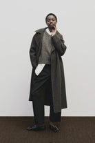 Mijeong Park - Handmade Belted Wool Coat - Brown - Coats & Jackets - YUCCA women’s clothing website, women’s quality coats.