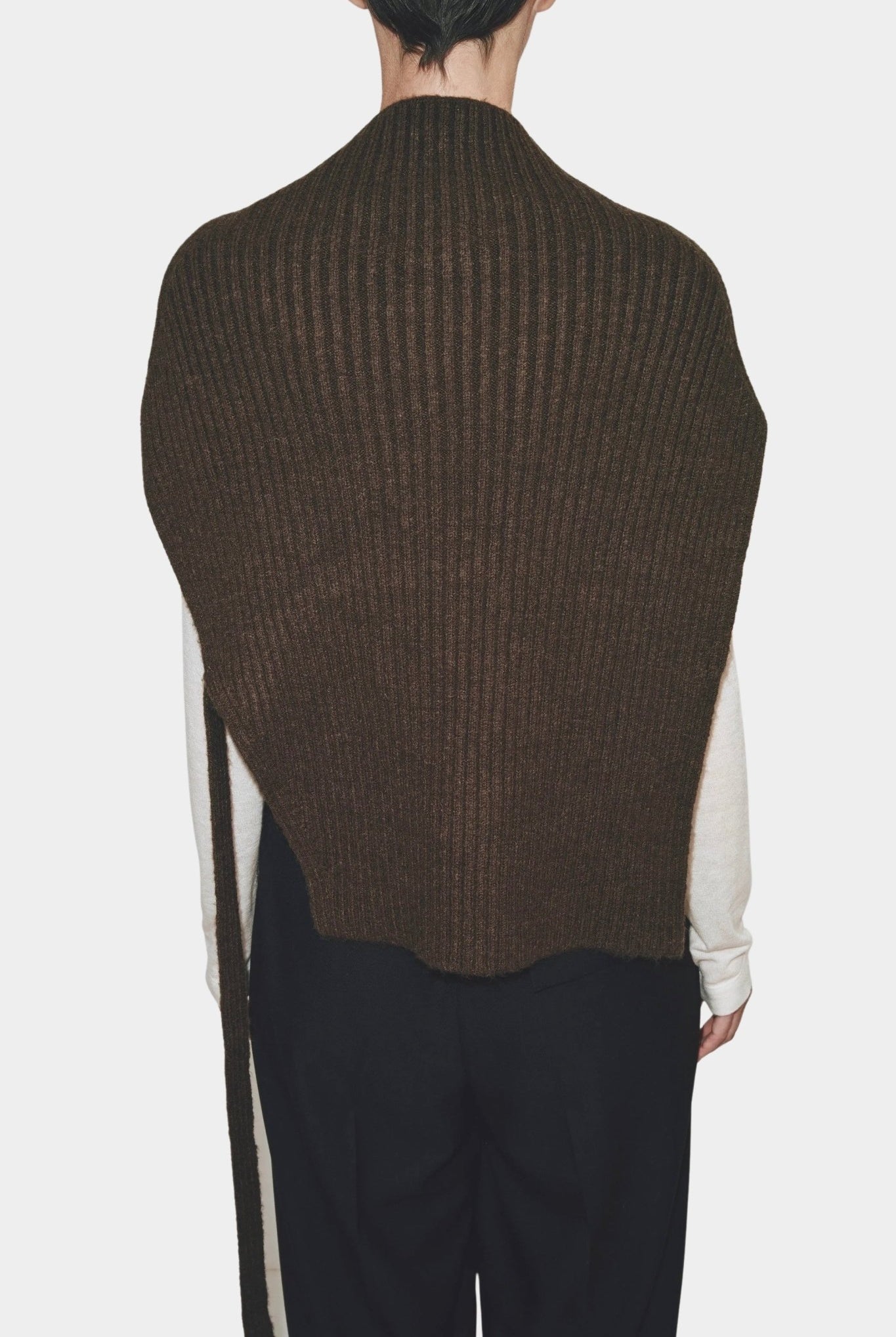 Mijeong Park - Neck Warmer - Black - Knitwear - YUCCA, ageless fashion, at the moment clothes, elevated basics.