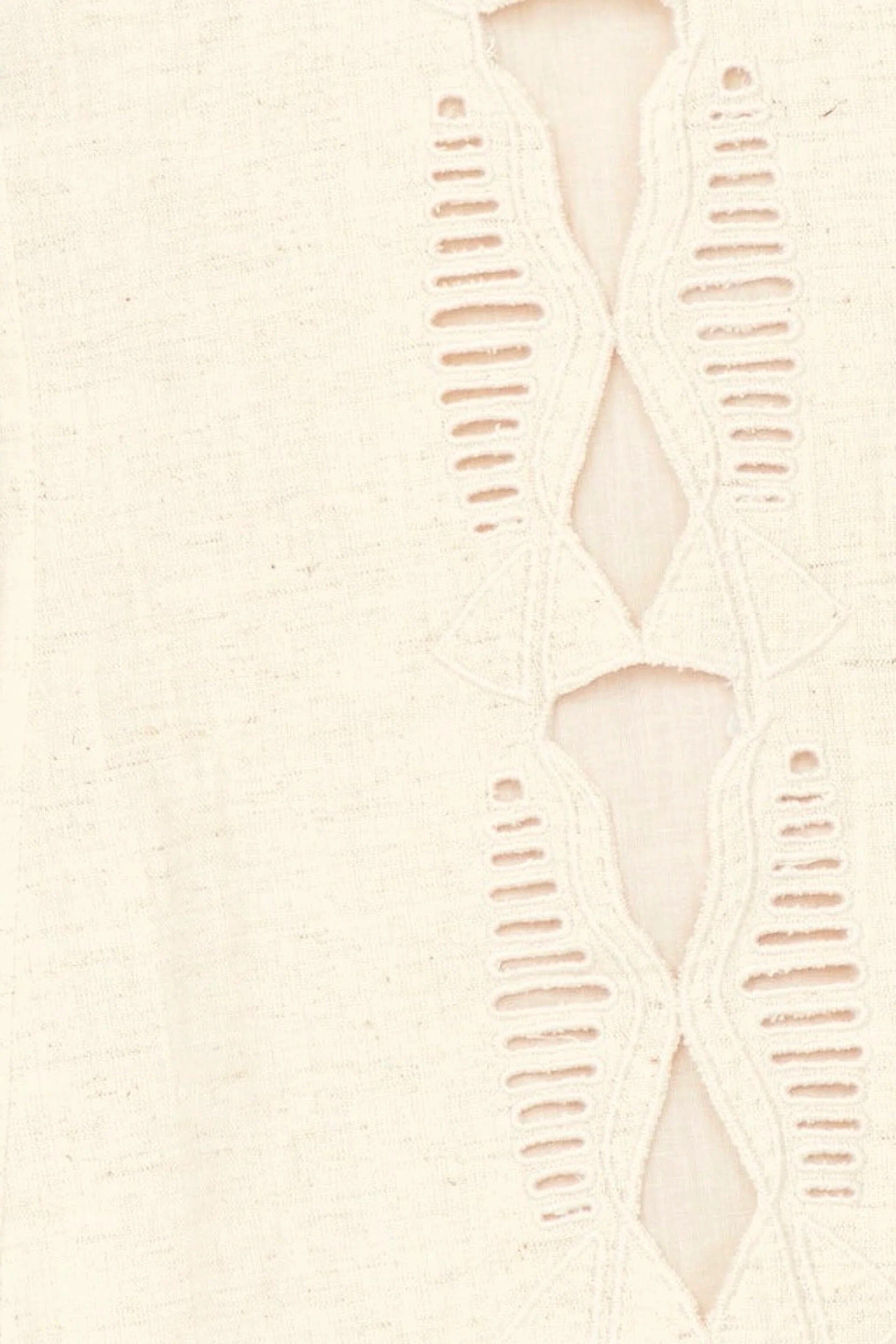 Mirth | Barcelona Dress In Oat Marine Eyelet - SHOP YUCCA Dress MIRTH - YUCCA