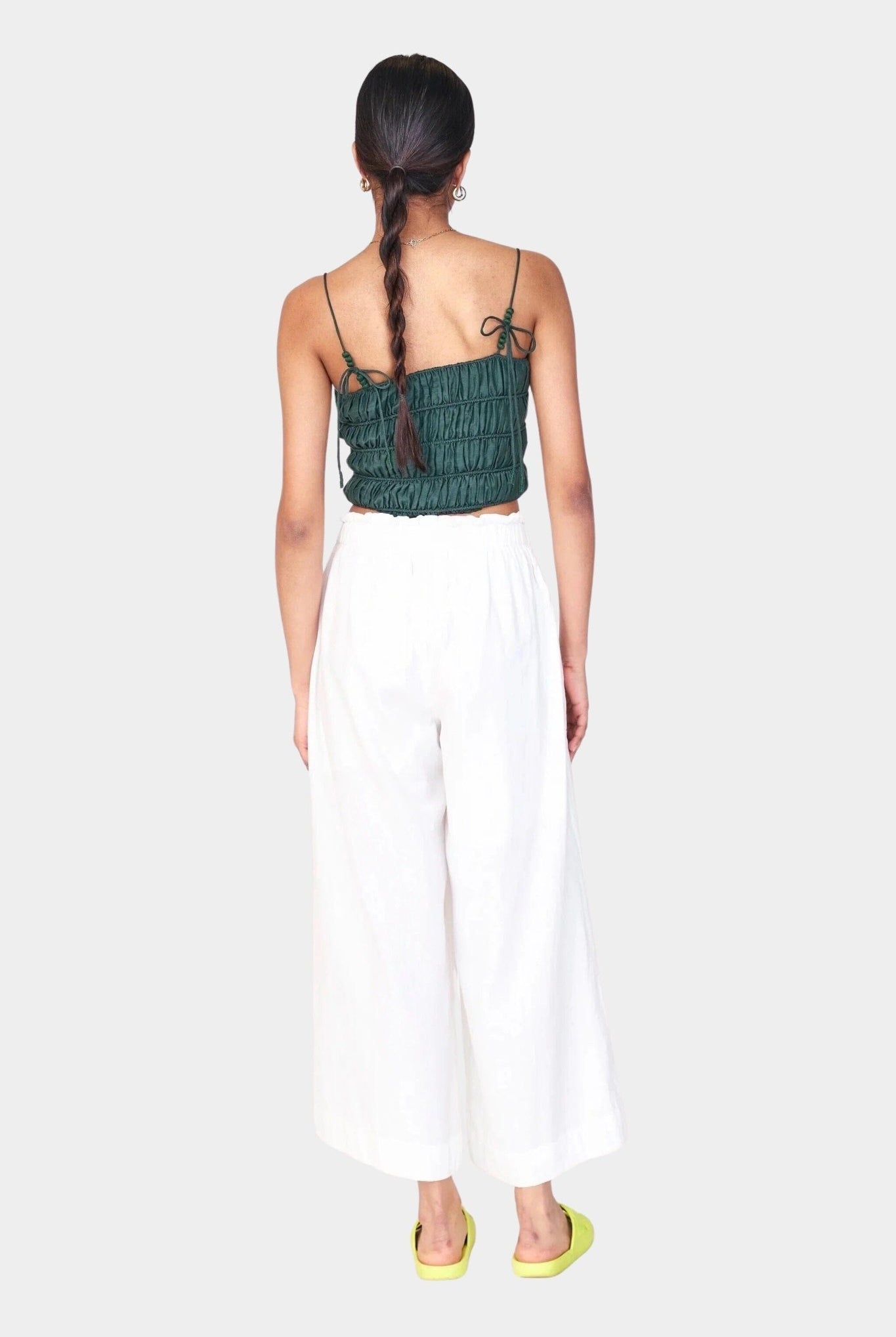 Mirth - Mirth Pant - White - Pants - YUCCA, clothing boutiques near me, women’s elevated trousers.
