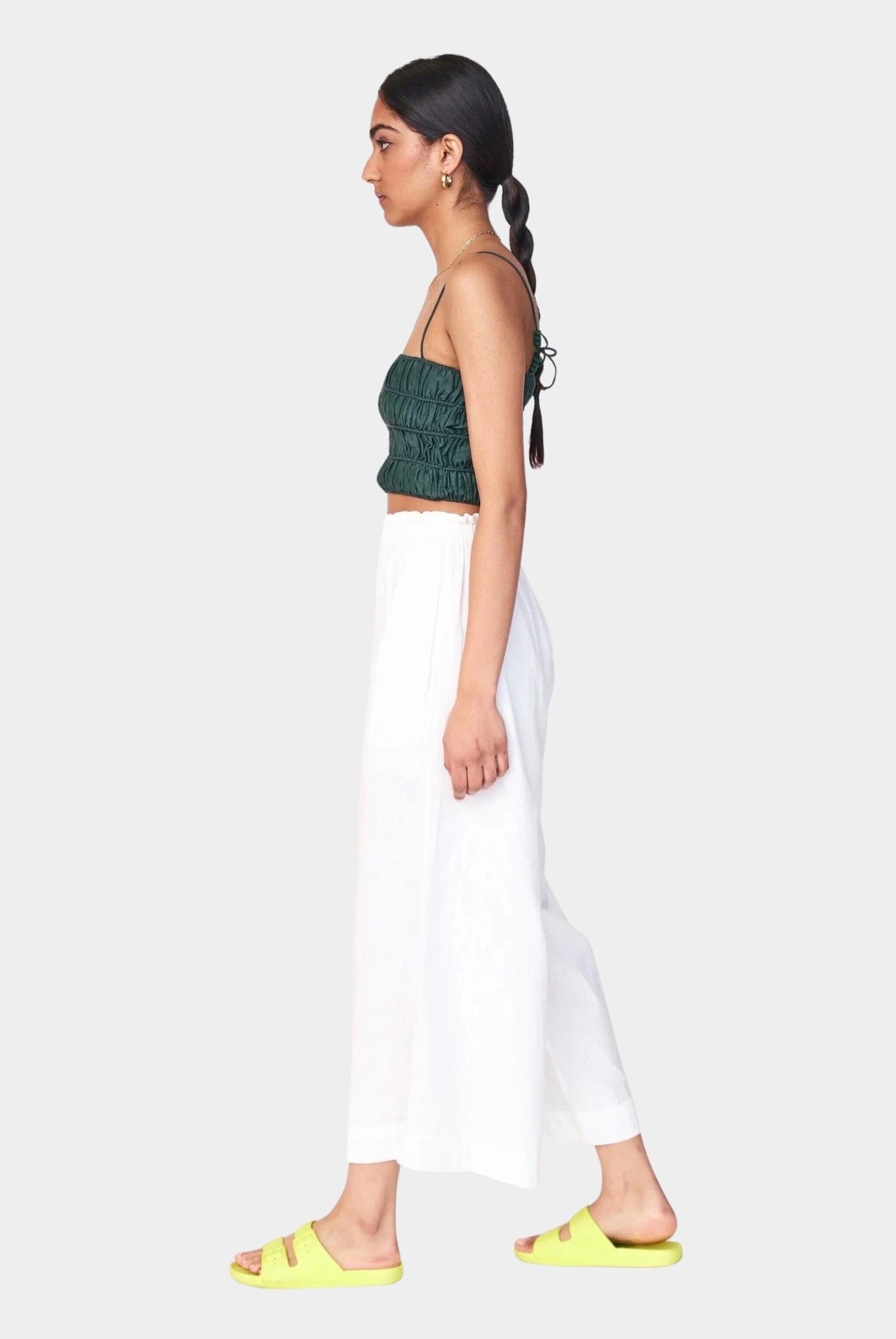Mirth - Mirth Pant - White - Pants - YUCCA, clothing boutiques near me, women’s elevated trousers.