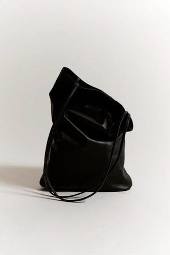 Modern Weaving | Slim Elongated Tote In Black - SHOP YUCCA Handbags MODERN WEAVING - YUCCA