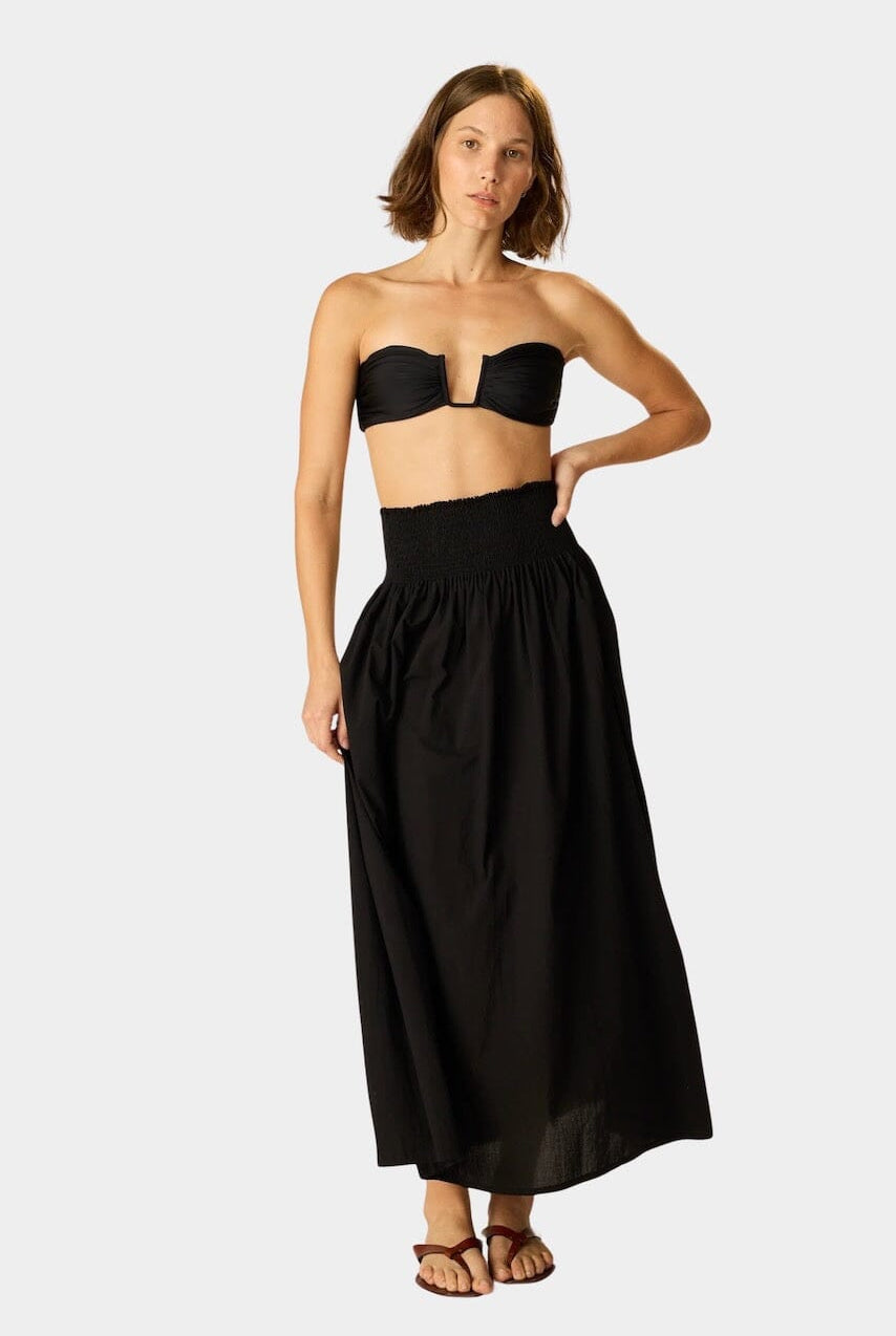 Natalie Martin - Bella Skirt - Black - Skirt - YUCCA, women’s elevated skirts, clothing boutiques near me.