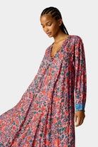 Natalie Martin | Fiore Maxi Dress In Rose Bandana - SHOP YUCCA Dresses NATALIE MARTIN - YUCCA, Women’s clothing store Denver, boutique stores near me, capsule wardrobe, women’s elevated basics, casual dresses Denver.