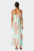 NATALIE MARTIN - Heather Maxi Dress - Coral Wave Turquoise - SHOP YUCCA - Dresses - NATALIE MARTIN - YUCCA, Women’s clothing store Denver, boutique stores near me, capsule wardrobe, women’s elevated basics, casual dresses Denver.