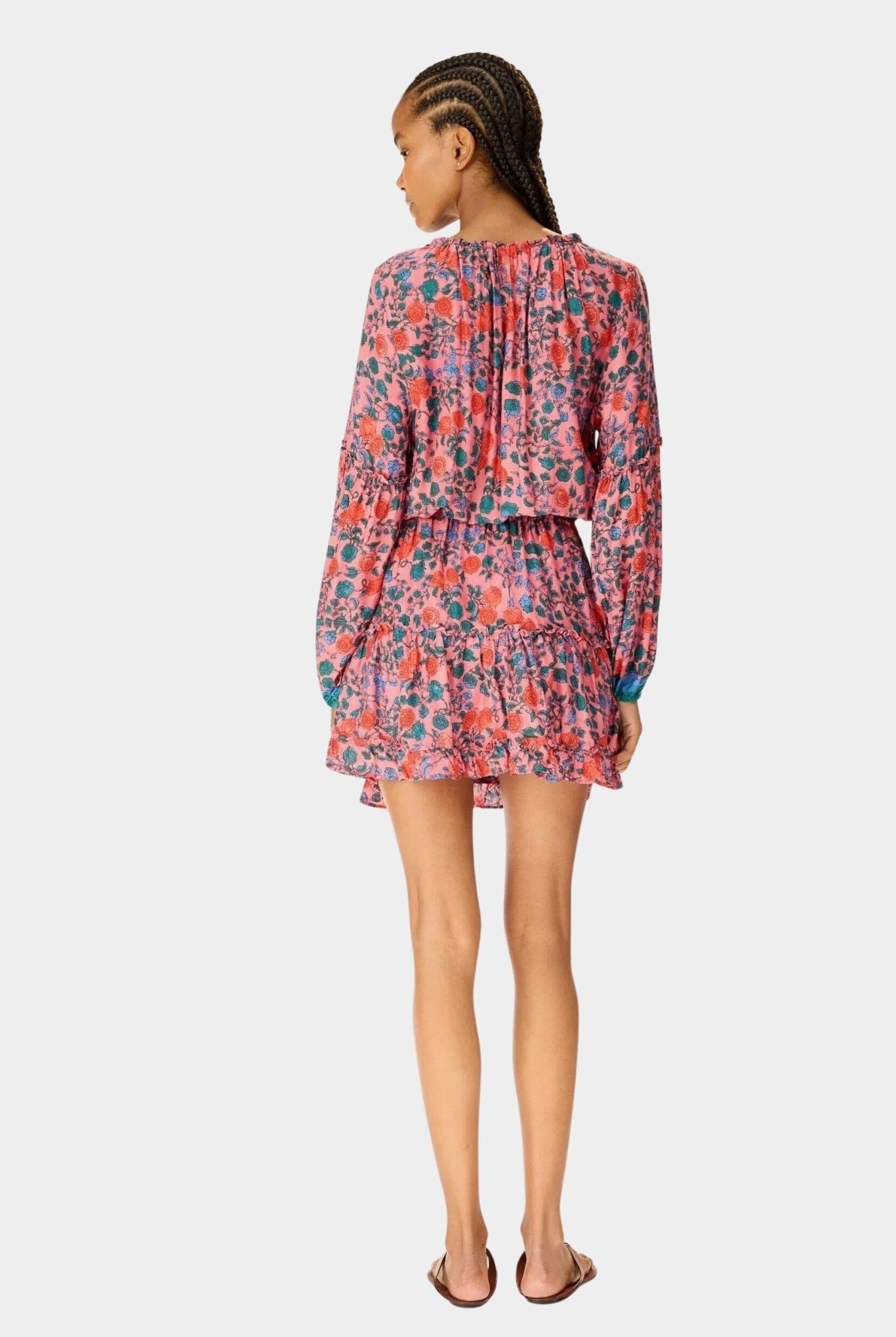 Natalie Martin - Maggie Dress - Rose Bandana - Dresses - YUCCA, women’s elevated basics, casual dresses Denver.