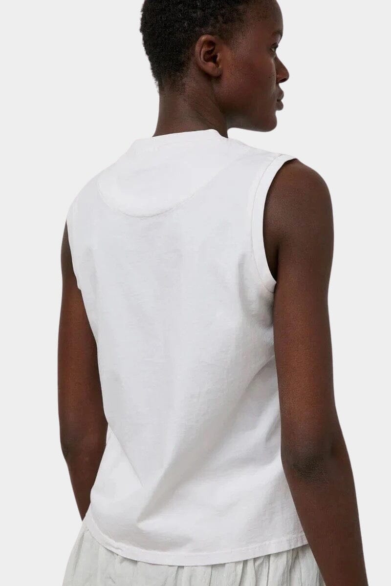 No.6 - No. 8 Tank - Chalk - Tank Top - YUCCA, Boutiques Denver, stylish tops for women, high quality casual tops.