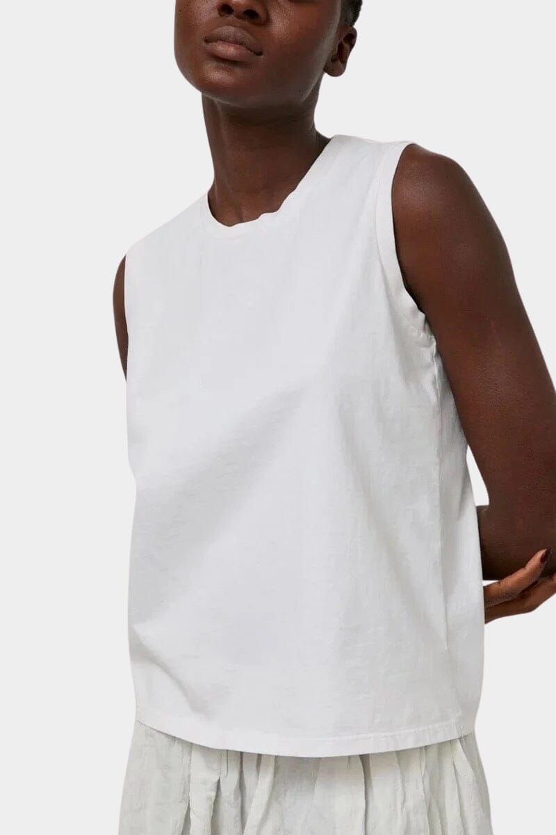 No.6 - No. 8 Tank - Chalk - Tank Top - YUCCA, Boutiques Denver, stylish tops for women, high quality casual tops.