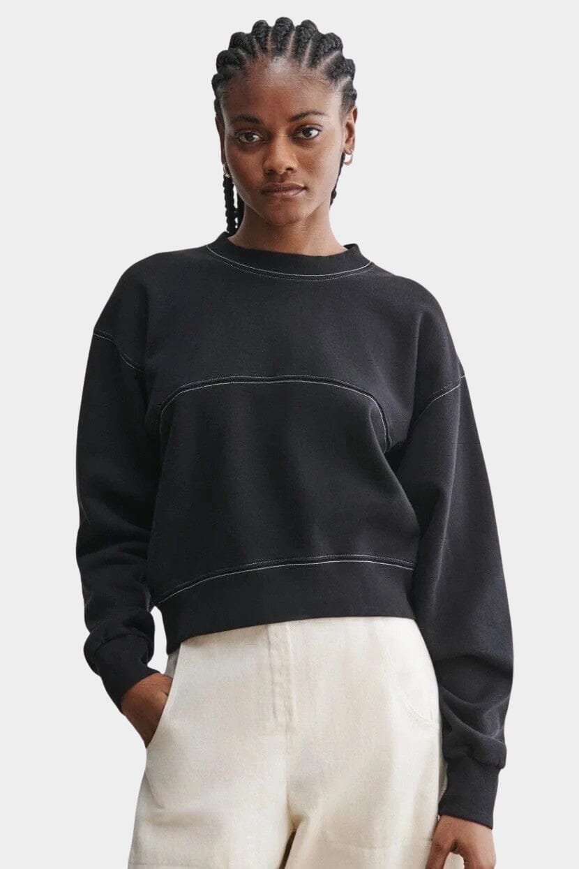 RACHEL COMEY | Marin Sweatshirt - Charcoal - YUCCA
