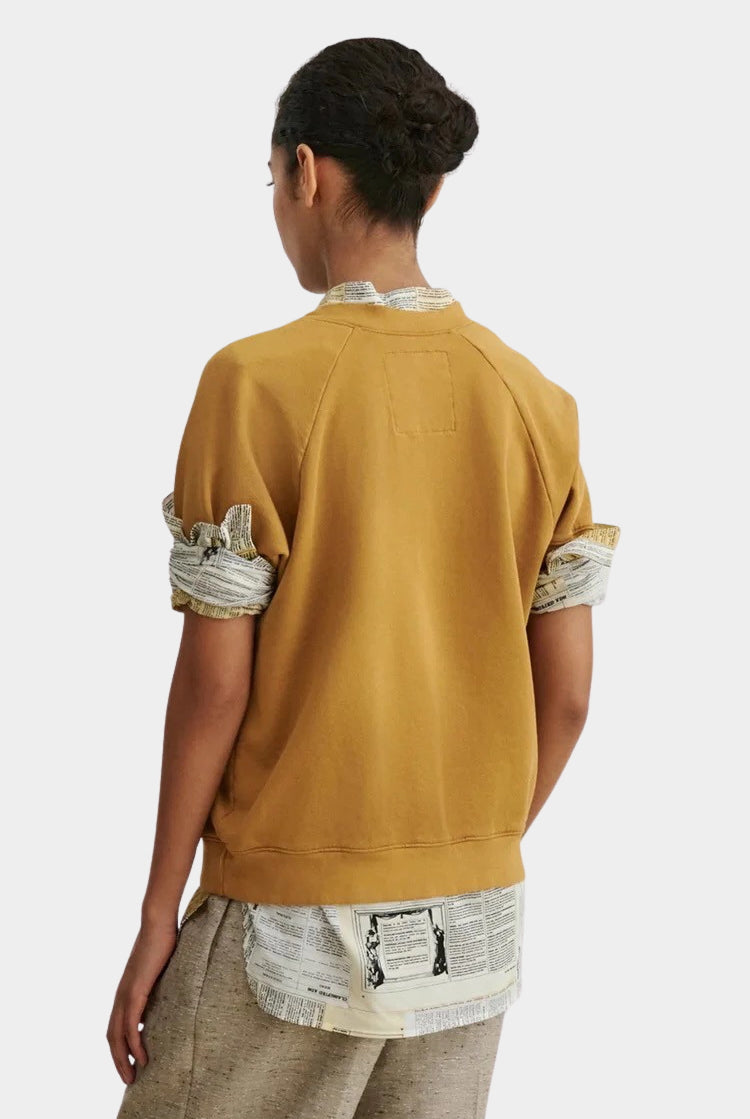 Rachel Comey - Billi Sweatshirt - Camel - Shirts & Tops - YUCCA, boutiques Denver, women’s high quality sweatshirt.