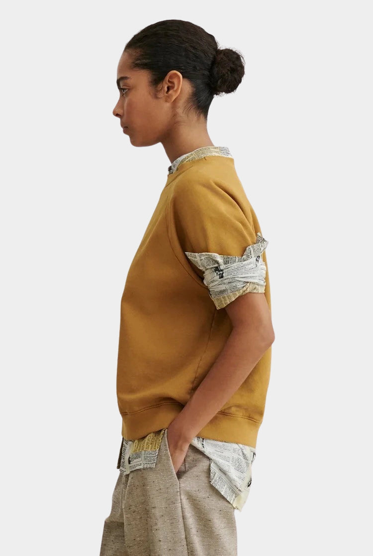 Rachel Comey - Billi Sweatshirt - Camel - Shirts & Tops - YUCCA, boutiques Denver, women’s high quality sweatshirt.