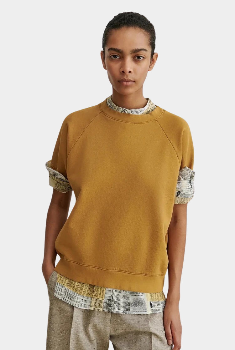 Rachel Comey - Billi Sweatshirt - Camel - Shirts & Tops - YUCCA, boutiques Denver, women’s high quality sweatshirt.