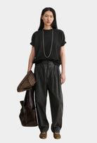 Rachel Comey - Billi Sweatshirt - Charcoal - Shirts & Tops - YUCCA, women’s women's sweatshirt, boutiques Denver.