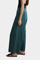 Rachel Comey | Coxsone Pant In Dark Juniper - SHOP YUCCA Pants RACHEL COMEY - YUCCA, Women’s clothing store Denver, clothing boutiques near me, women’s elevated trousers, women’s clothing website.