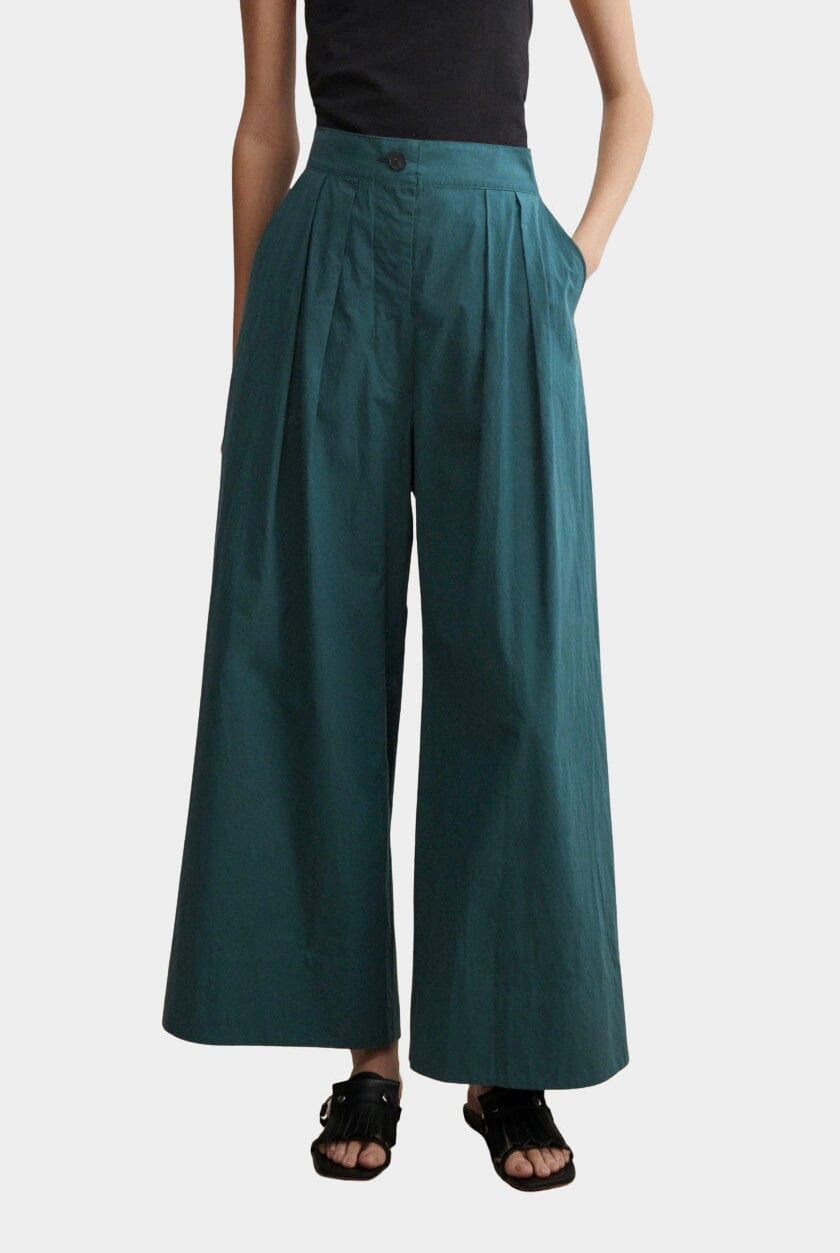 Rachel Comey - Coxsone Pant - Dark Juniper - Pants - YUCCA, Women’s clothing store Denver, women’s elevated trousers.