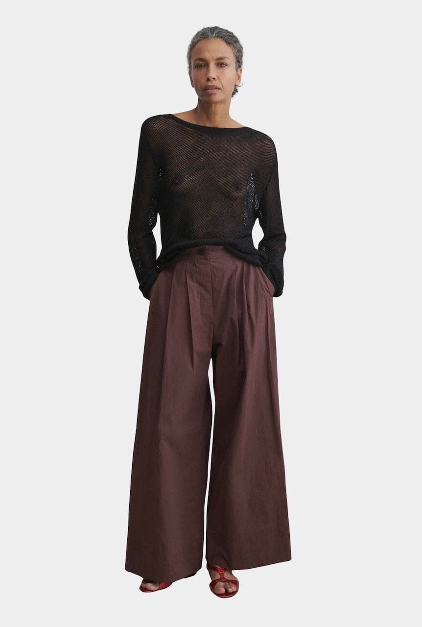 Rachel Comey - Coxsone Pant - Merlot - Pants - YUCCA, Women’s clothing store Denver, women’s elevated trousers.