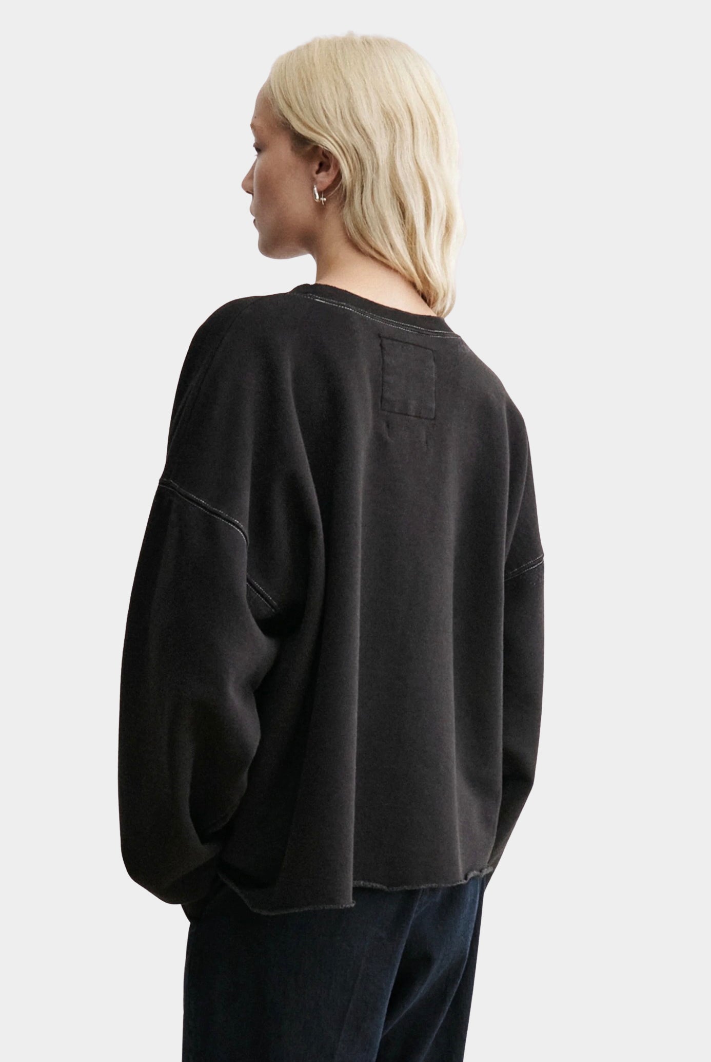 Rachel Comey - Fonder Sweatshirt - Charcoal - Sweatshirts - YUCCA, women’s clothing store Denver, high quality sweatshirt.