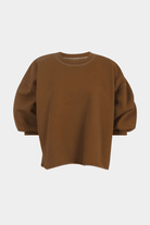 Rachel Comey | Fond Sweatshirt - Bronze - SHOP YUCCA Shirts & Tops RACHEL COMEY - YUCCA, Yucca store Denver, women’s clothing boutique near me, boutiques Denver, boutiques near me, women’s high quality sweatshirt.
