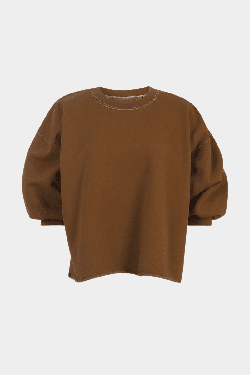 Rachel Comey | Fond Sweatshirt - Bronze - SHOP YUCCA Shirts & Tops RACHEL COMEY - YUCCA, Yucca store Denver, women’s clothing boutique near me, boutiques Denver, boutiques near me, women’s high quality sweatshirt.