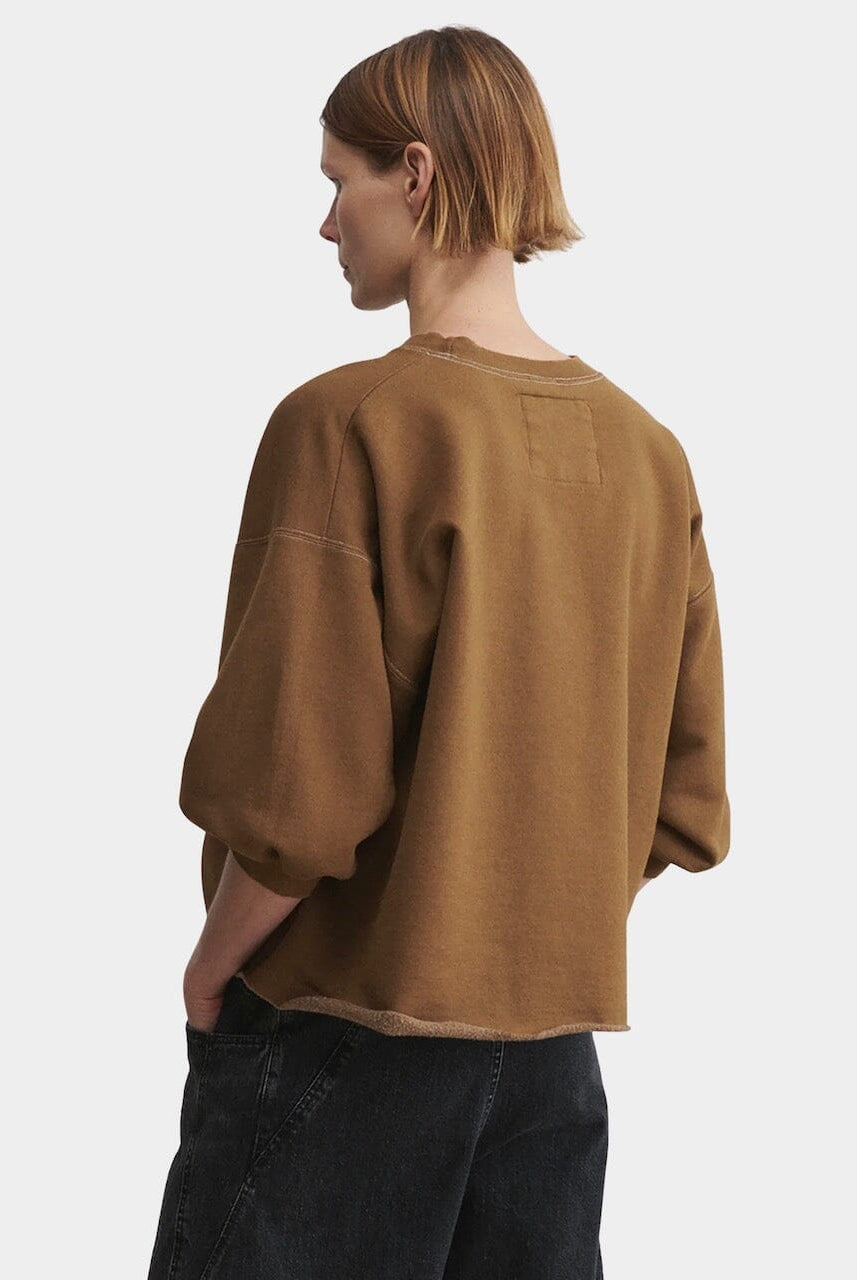 Rachel Comey | Fond Sweatshirt - Bronze - SHOP YUCCA Shirts & Tops RACHEL COMEY - YUCCA, Yucca store Denver, women’s clothing boutique near me, boutiques Denver, boutiques near me, women’s high quality sweatshirt.