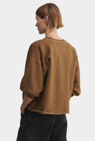 Rachel Comey | Fond Sweatshirt - Bronze - SHOP YUCCA Shirts & Tops RACHEL COMEY - YUCCA, Yucca store Denver, women’s clothing boutique near me, boutiques Denver, boutiques near me, women’s high quality sweatshirt.