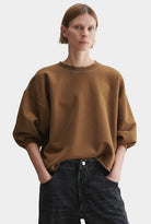 Rachel Comey | Fond Sweatshirt - Bronze - SHOP YUCCA Shirts & Tops RACHEL COMEY - YUCCA, Yucca store Denver, women’s clothing boutique near me, boutiques Denver, boutiques near me, women’s high quality sweatshirt.