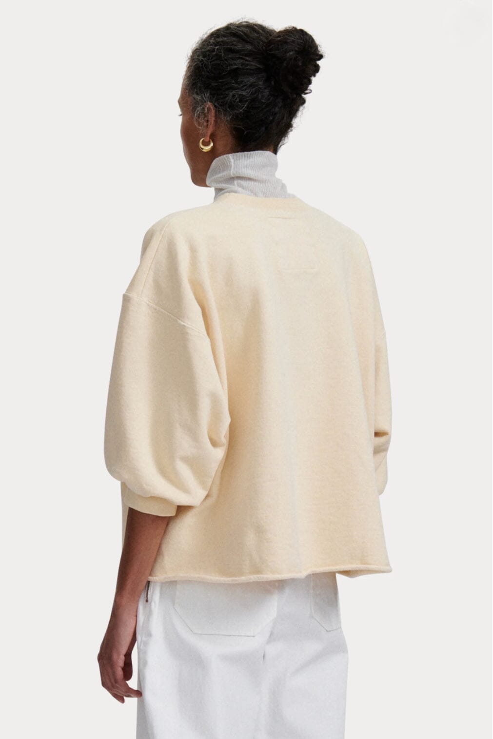 Rachel Comey | Fond Sweatshirt In Butter - SHOP YUCCA Shirts & Tops RACHEL COMEY - YUCCA, Yucca store Denver, women’s clothing boutique near me, boutiques Denver, boutiques near me, women’s high quality sweatshirt.