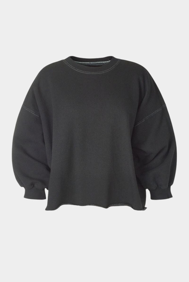 Rachel Comey | Fond Sweatshirt In Charcoal - SHOP YUCCA Shirts & Tops RACHEL COMEY - YUCCA, Yucca store Denver, women’s clothing boutique near me, boutiques Denver, boutiques near me, women’s high quality sweatshirt.